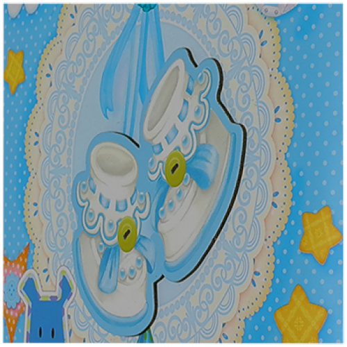 20 магнит Baby синий аппликация
