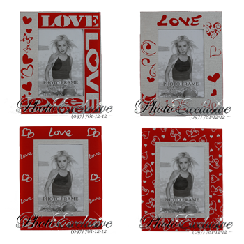 Стекло красное LOVE 7-2